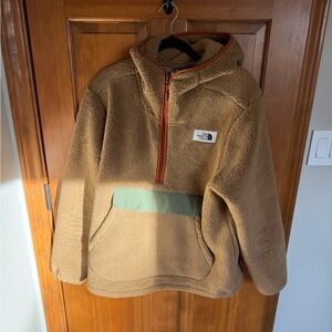 The North Face Hampshire Hoodie Large Brown Green